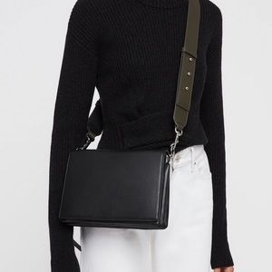 Allsaints Zep leather box bag